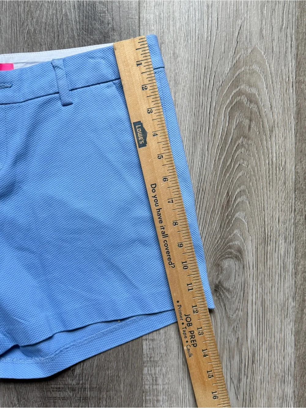 Lilly Pulitzer Blue Piqué Chino Shorts Size 4 Stretch Pockets - 0166